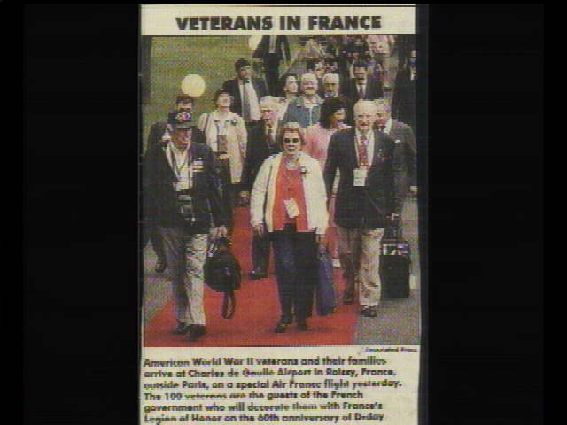 arriving in France